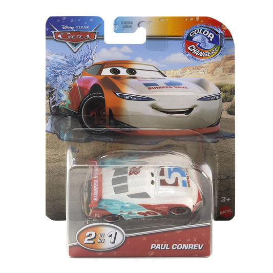 CARS MASINUTA PAUL CONREV CU CULORI SCHIMBATOARE Mattel - Imagine 1