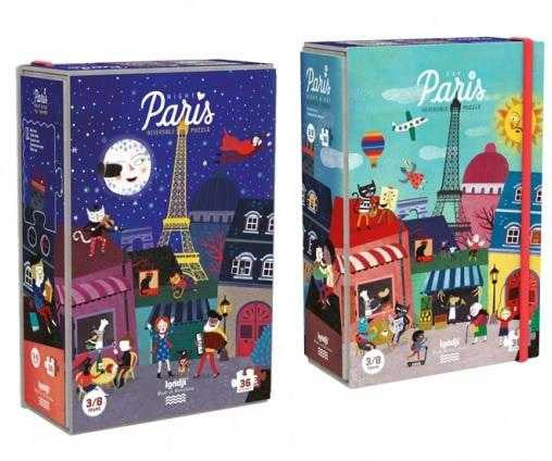 Puzzle Londji, Noapte si zi la Paris - Imagine 1 [ps:a7e10dac-0c2e-49c1-81d7-6ff838af1f80]