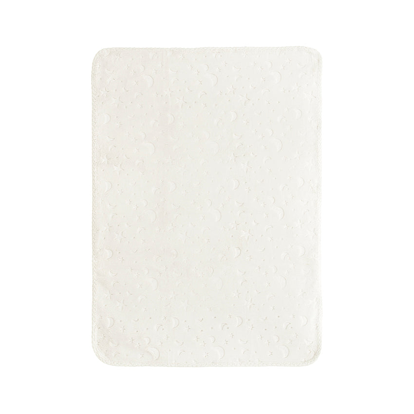 Păturică Bebeluși Lorelli Twinkle, Albă, 80x110 cm - Beige (1) [ps:c9c14f71-5998-4ce7-ae61-59acd74b6bca]