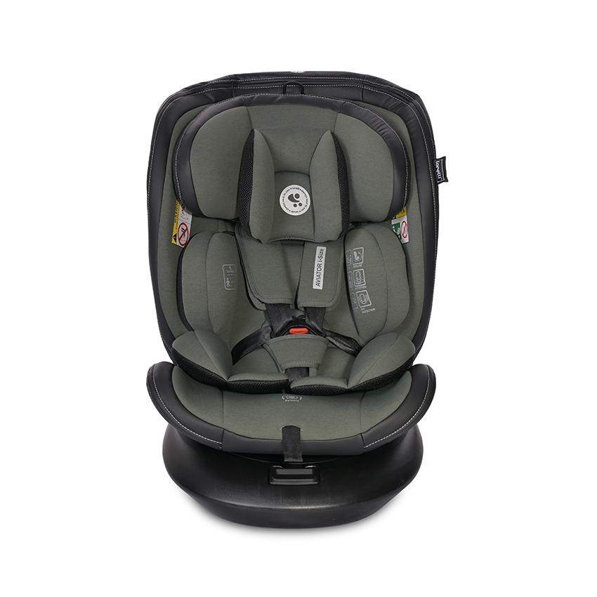 Scaun Auto Lorelli Aviator i-Size 360°, 40-150 cm, Gri - Green (1) [ps:95e50888-ab11-4ffa-8922-d035a9075c37]