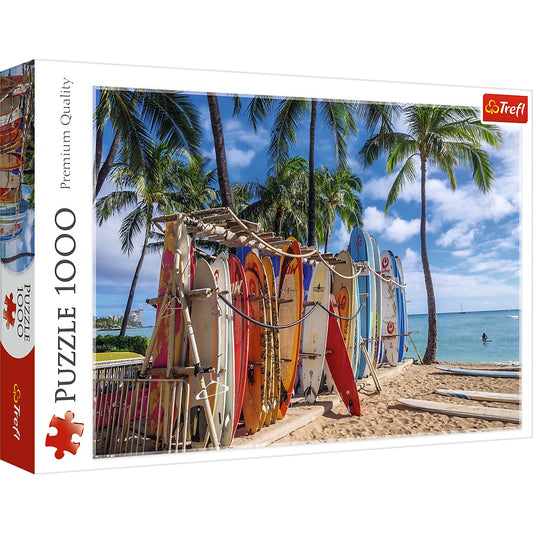 PUZZLE TREFL 1000 PLAJA WAIKIKI - Imagine 1 [ps:6045e91a-6fe5-485e-b8a7-9a8775b5586e]