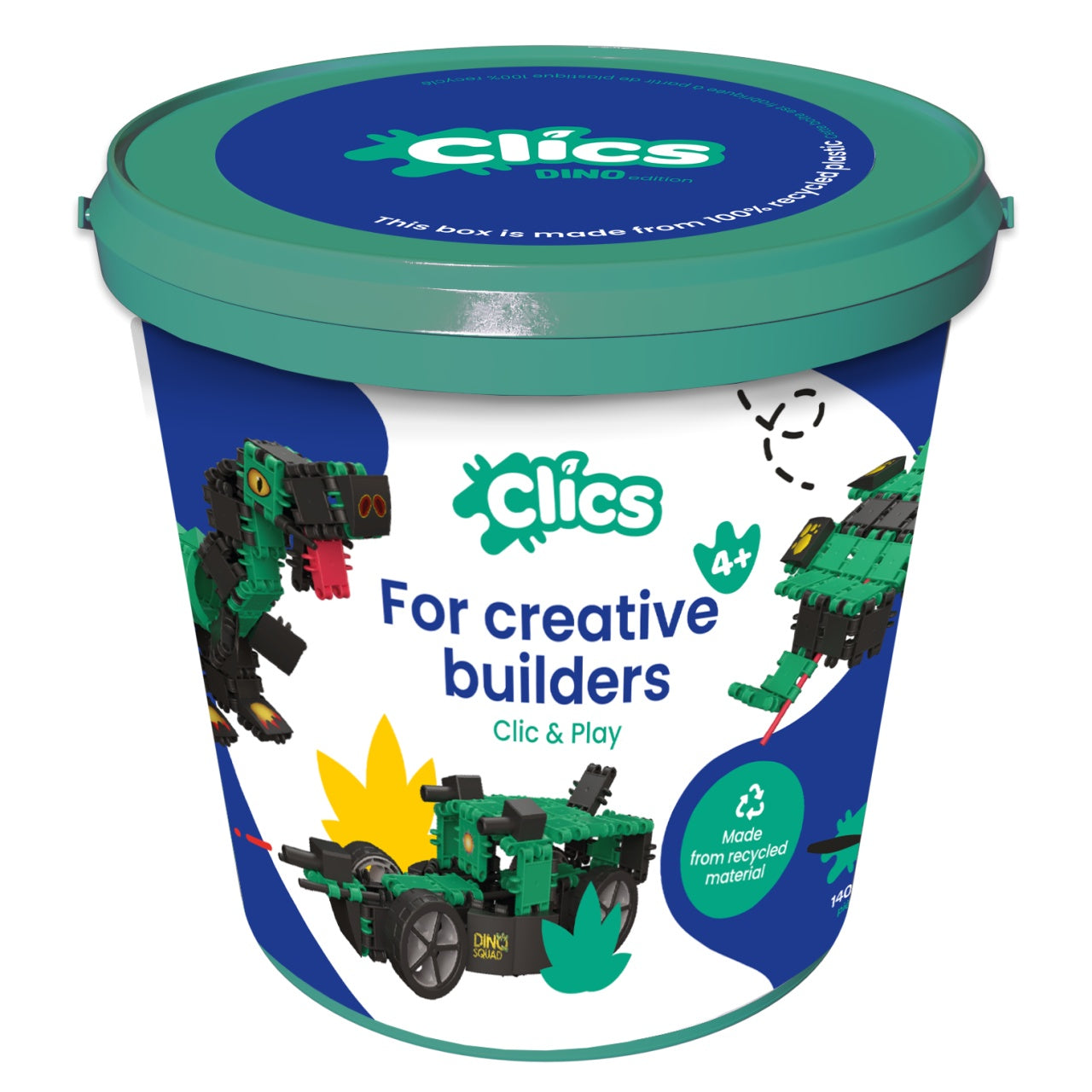 Joc de construit Clics Lumea dinozaurilor 6 in 1, Clicstoys - Imagine 1 [ps:f487d551-221e-49cc-8642-4fb3af19d29b]