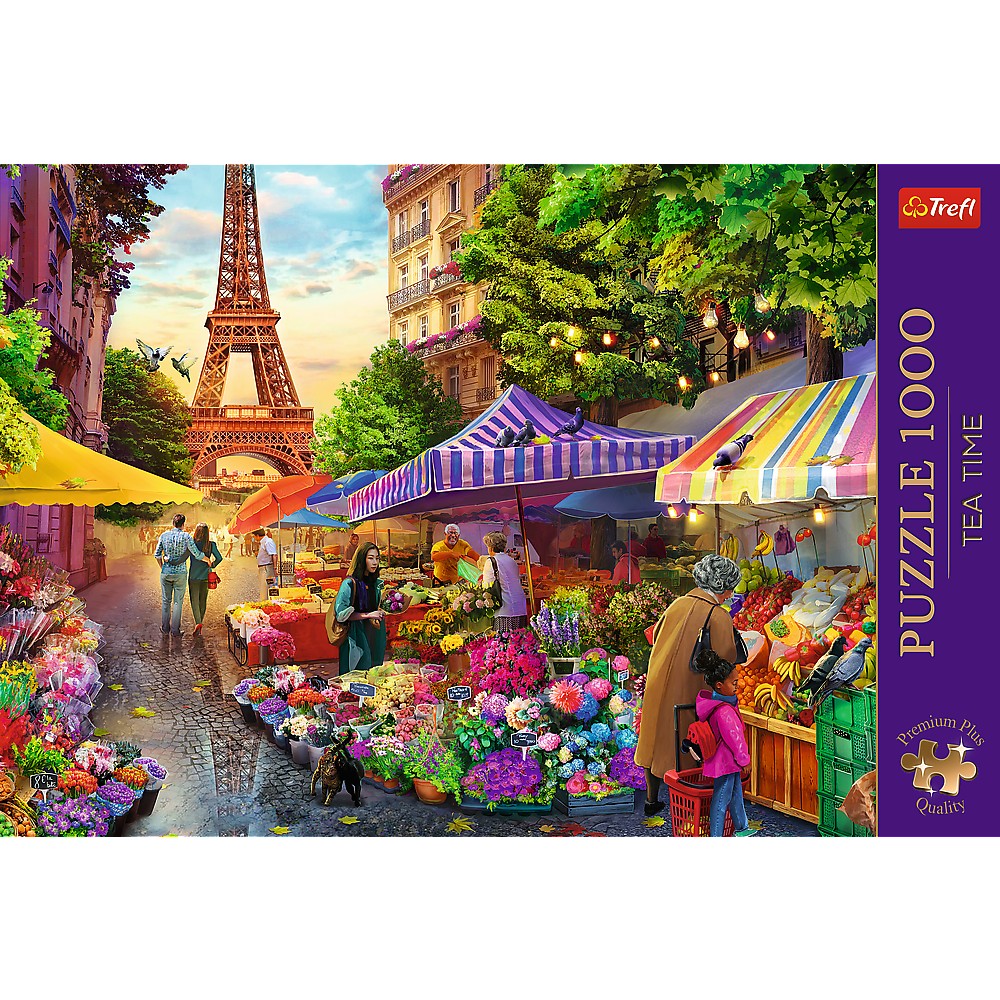 PUZZLE TREFL 1000 PREMIUM PLUS TEA TIME PIATA DE FLORI - Flori (1) [ps:50e0b26a-c585-4901-89f9-92c5e375dc30]