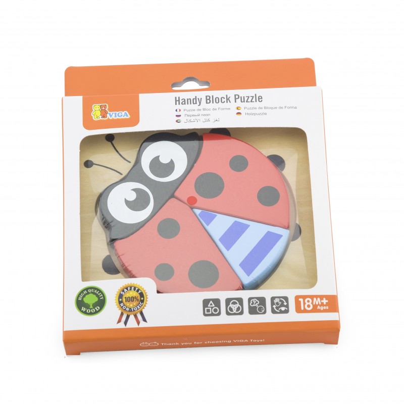 Puzzle din lemn - buburuza [ps:7b226186-8bff-4bbb-bf3f-de044a537eaa]