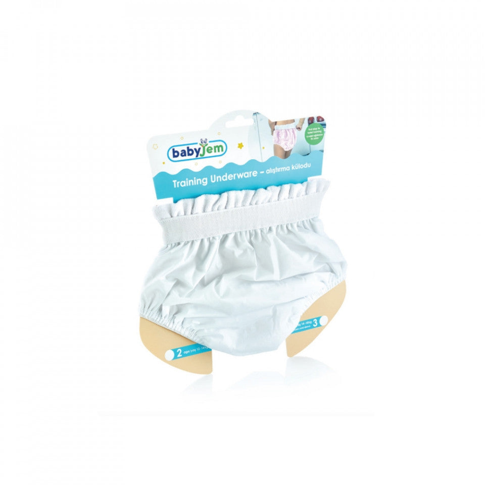 Chilotel antrenament BabyJem nr 2 (Culoare: Alb) [ps:12c8ae03-053e-4cf4-8b9f-72be046d6dd7]
