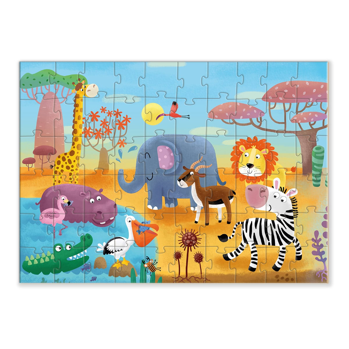 Puzzle Animale din Africa 60 piese - Dodo Toys - Default Title (1) [ps:7b61411b-4bcc-45f9-820b-a39835453324]