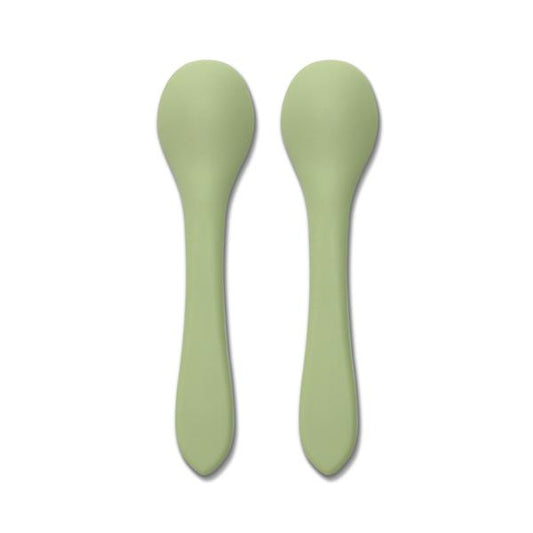 Set 2 Lingurițe Silicon Natural Lorelli, 6 luni+, Fresh - Fresh Green (1) [ps:31dd96bf-baa1-46ad-91e7-a64ddc85394f]
