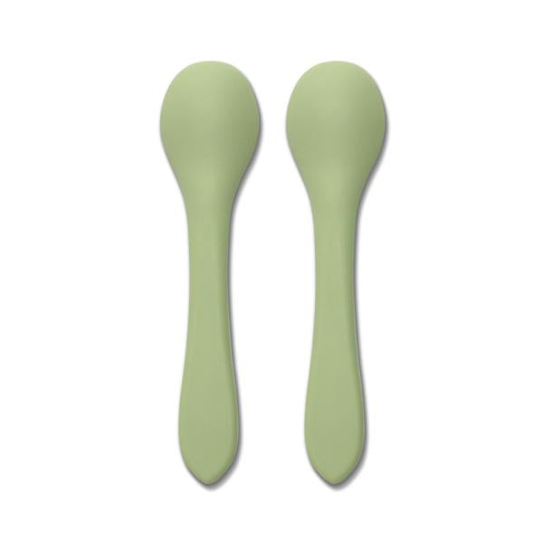 Set 2 Lingurițe Silicon Natural Lorelli, 6 luni+, Fresh - Fresh Green (1) [ps:31dd96bf-baa1-46ad-91e7-a64ddc85394f]