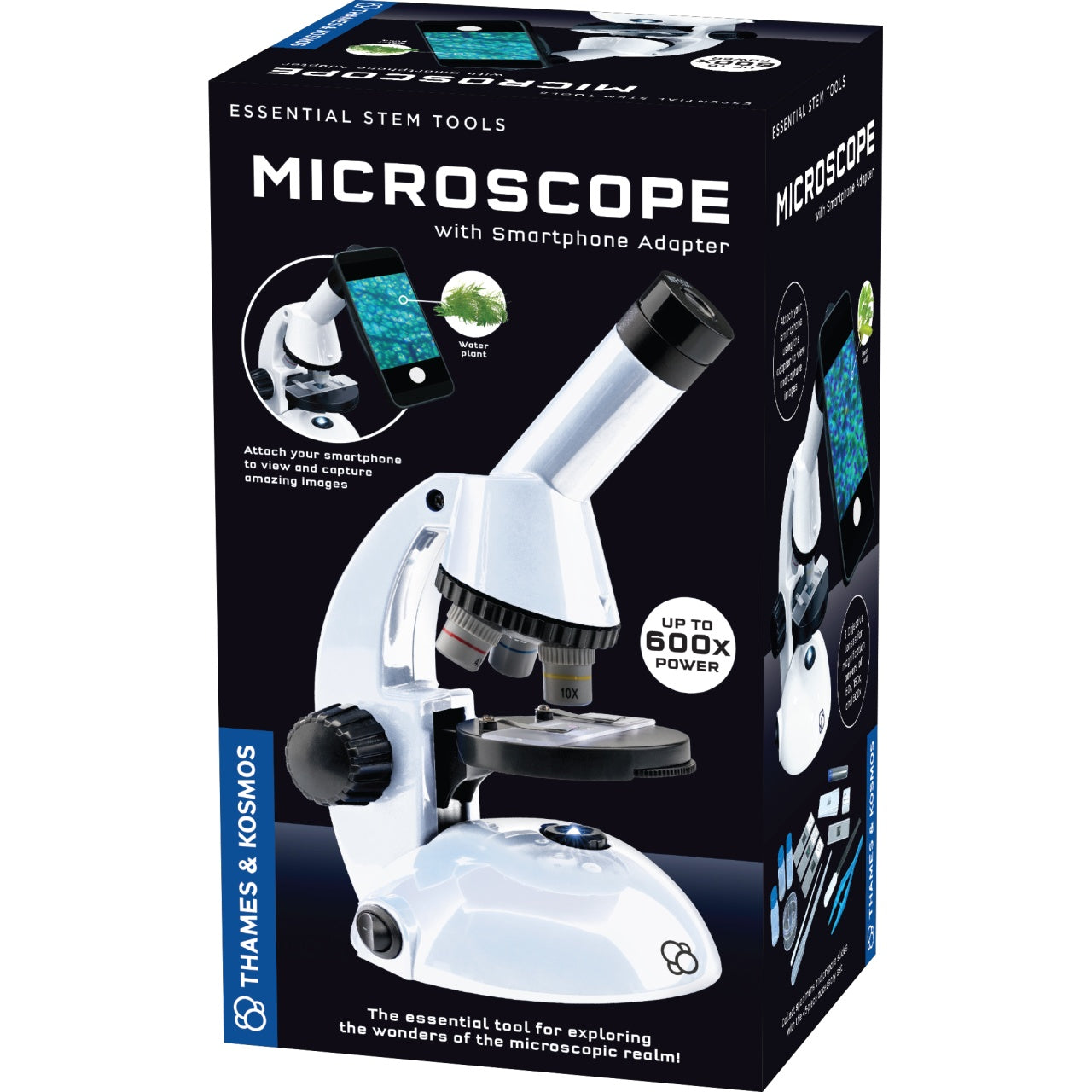 Kit STEM Microscop cu adaptor pentru telefon, Thames & - Imagine 1 [ps:eba0e05b-bf31-42f8-976c-26b3a8e391be]