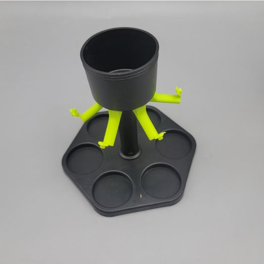 Dozator Shoturi Hexagonal Flippy, Set 6 Pahare, Negru - Default Title (1) [ps:bcb7bd8a-c9e8-4d14-80c4-7fd6004081f6]