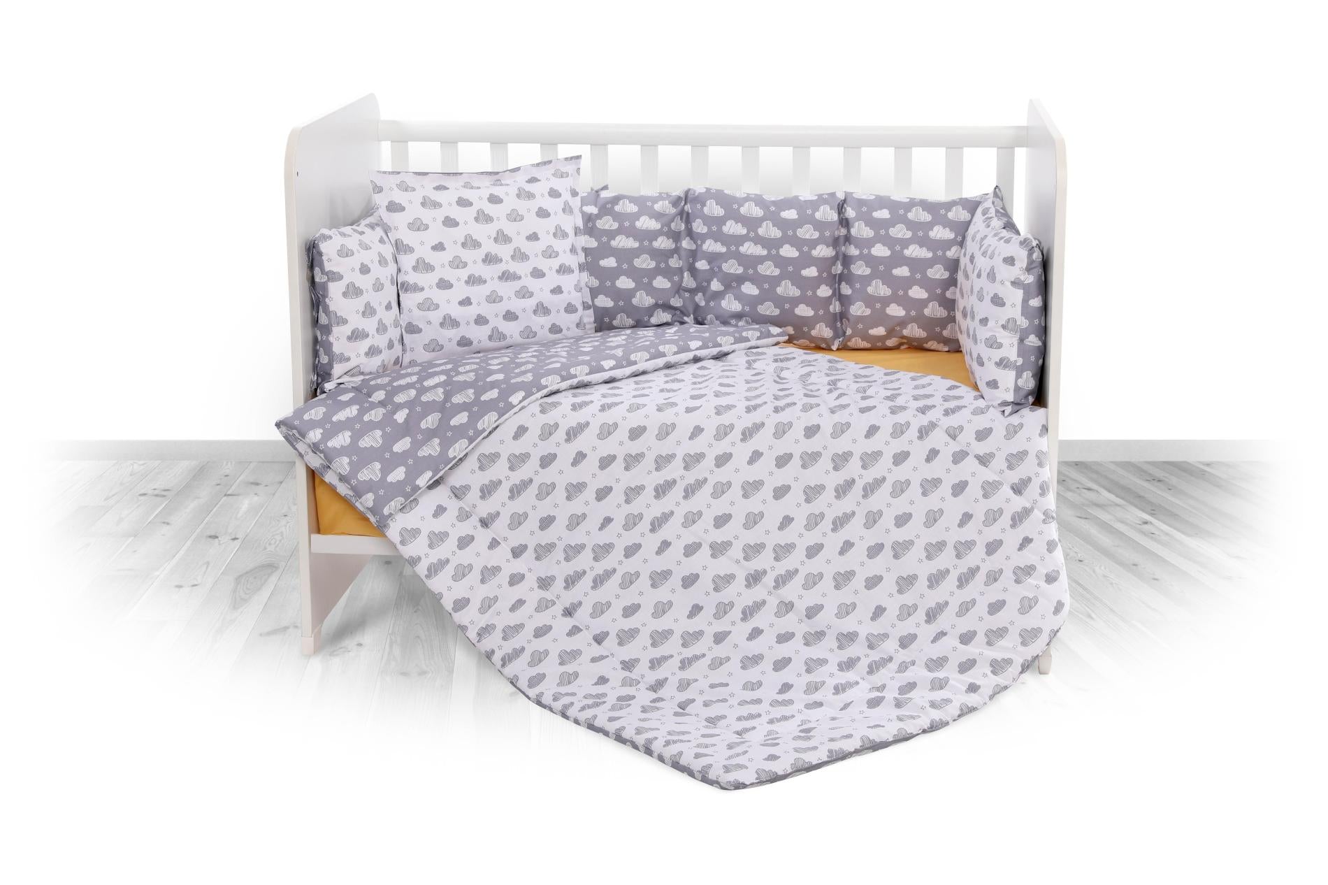 Set lenjerie pat 7 piese, Lily, bumbac ranforce, Grey Train - Imagine 1 [ps:593bca03-f177-4179-9150-30831057a079]