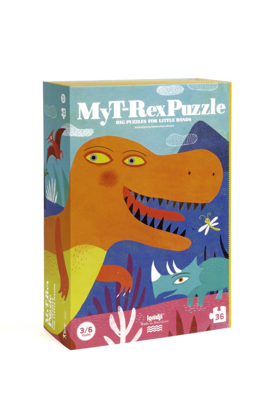 Puzzle Dinozaurul meu T-Rex, Londji - Imagine 1 [ps:dcffbbbd-06d0-4389-afba-212b633b1aa5]