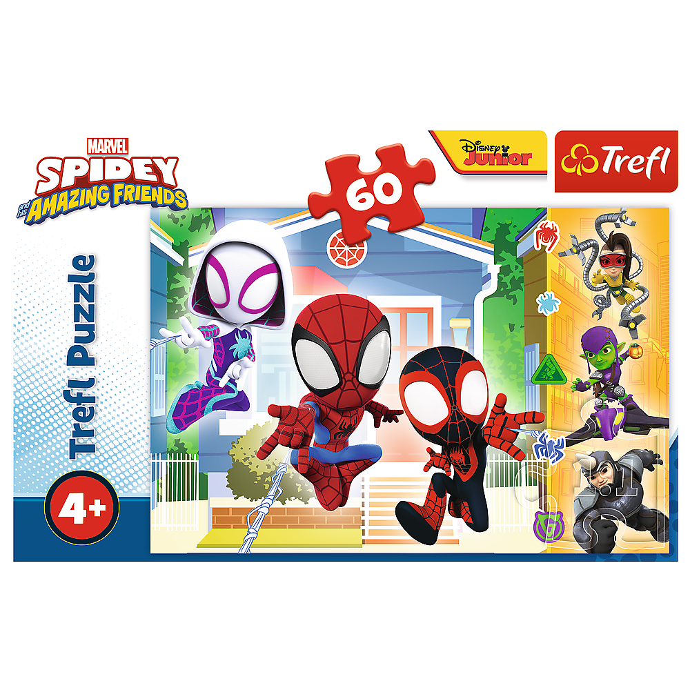 PUZZLE TREFL 60 LUMEA LUI SPIDEY - Imagine 1 [ps:422c7ed9-dd56-4c01-8639-c54570b5f77d]