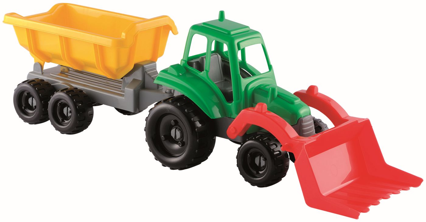 ECOIFFIER  JUCARIE TRACTOR CU REMORCA 52CM Simba - Imagine 1 [ps:437391a4-4d20-48f6-a38f-eba82c079073]