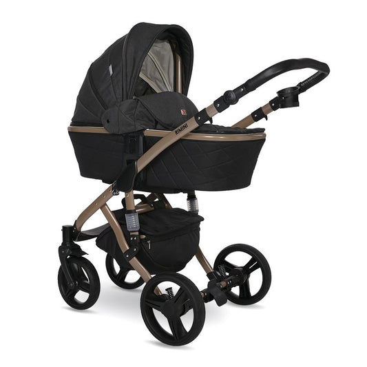 Cărucior Set Lorelli Rimini Premium, Galben-Negru - Negru (1) [ps:dcb0bc22-c424-42cb-b2dc-f5f2a0205eb9]