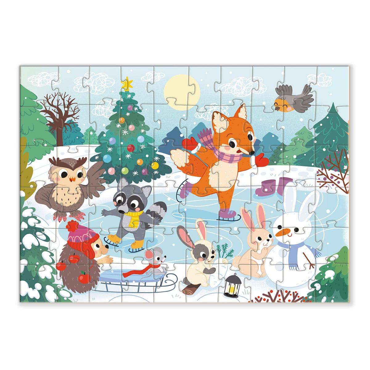 Puzzle 60 piese Iarna în Pădure - Dodo Toys - Default Title (1) [ps:fcbe497b-f4db-4a71-a805-1540609e47a2]