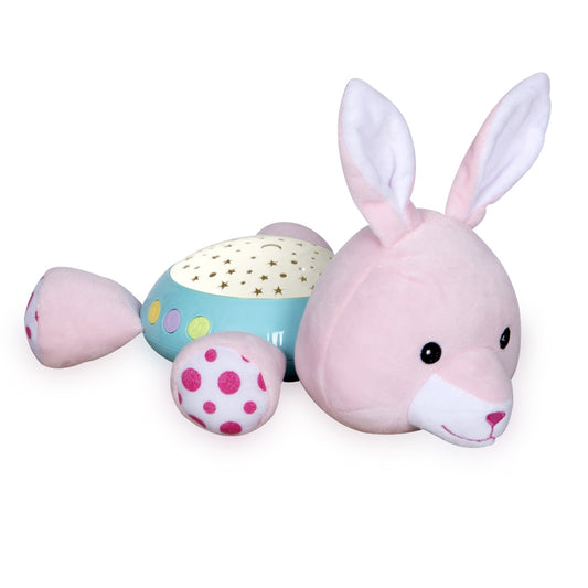 Lampă de veghe Rabbit Lorelli cu sunete și proiector - Roz (1) [ps:2f889372-d046-4d37-8827-80173a8fc881]