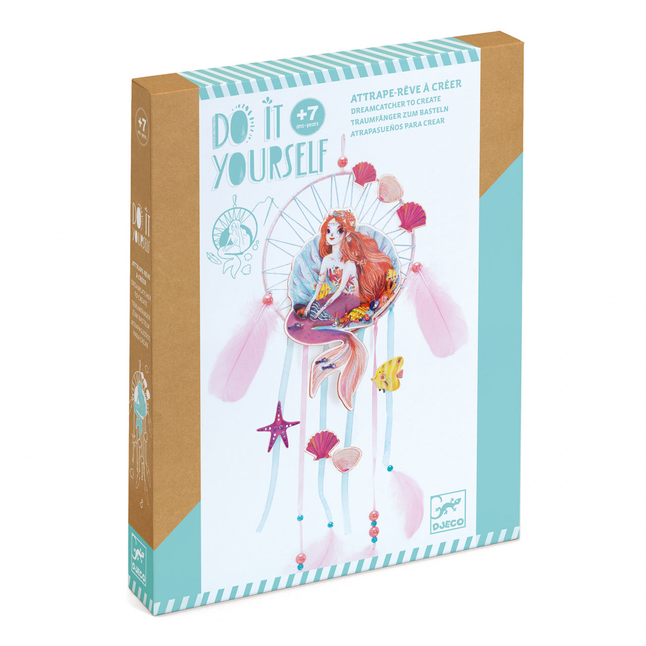 Joc creativ DIY Dreamcatcher sirena, Djeco - Imagine 1 [ps:8839327d-1dee-4175-8282-f91f0a0a01db]