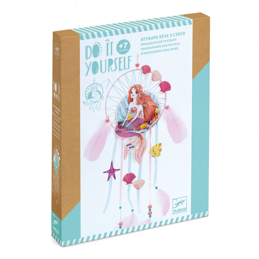 Joc creativ DIY Dreamcatcher sirena, Djeco - Imagine 1 [ps:8839327d-1dee-4175-8282-f91f0a0a01db]
