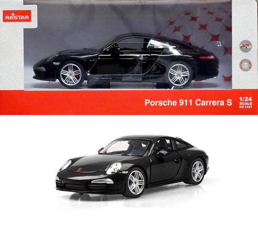 MASINUTA METALICA PORSCHE 911 NEGRU SCARA 1 LA 24 Rastar - Alb [ps:dedc93cd-f162-4365-82fd-048b8eeda933]