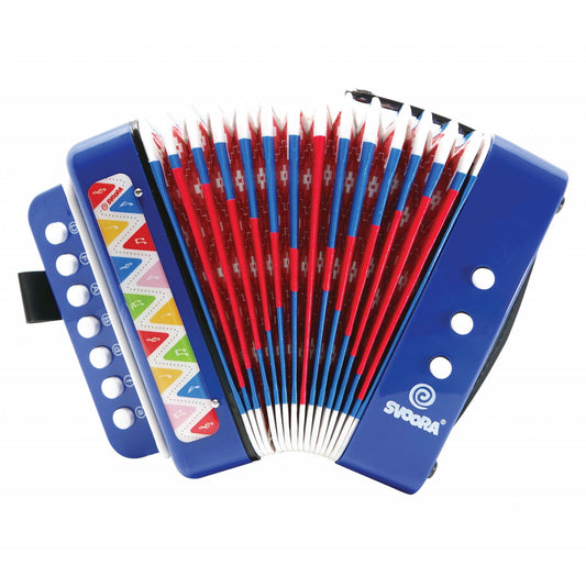 Instrument muzical acordeon albastru Svoora - Roșu [ps:4ea80faa-51d6-48d7-8e9c-bf2d18d6b19a]