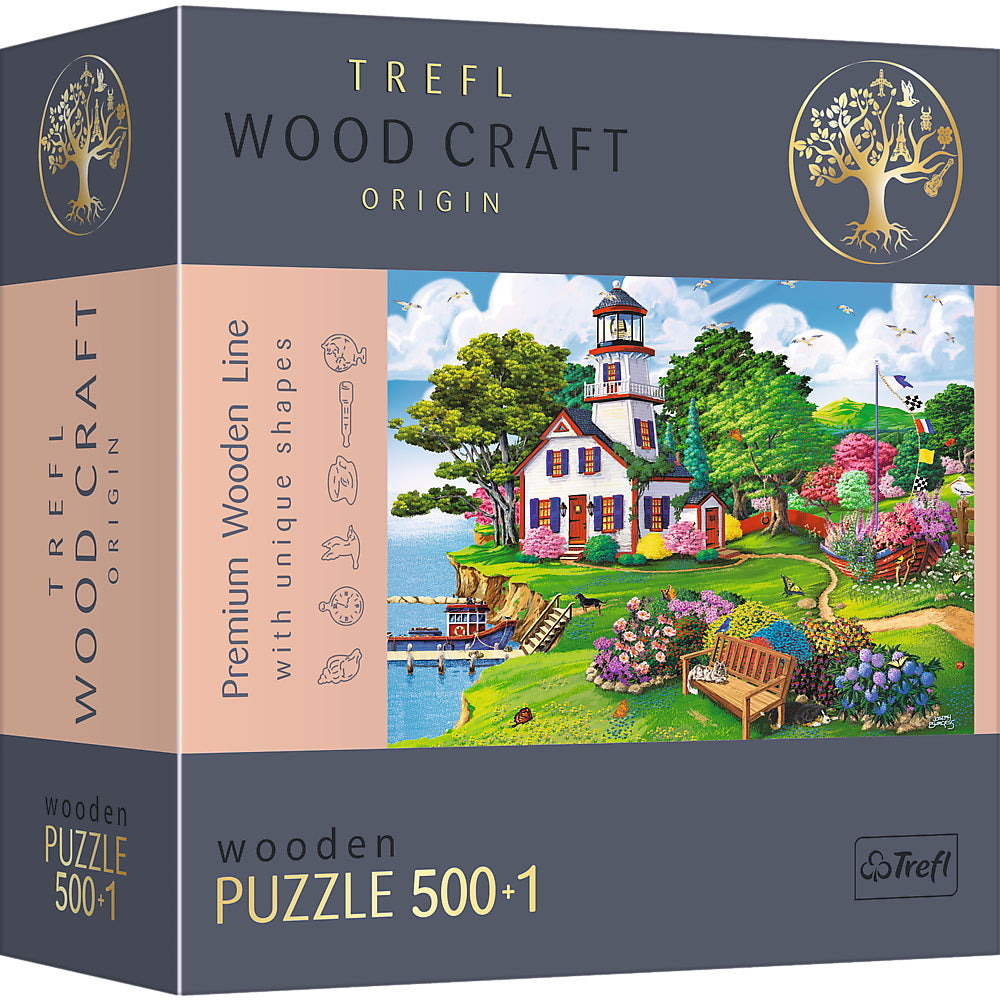 PUZZLE TREFL DIN LEMN 500+1 PIESE PORTUL IN TIMPUL VERII - Imagine 1 [ps:f180d5a6-7433-436d-8c90-7673e1b087a2]