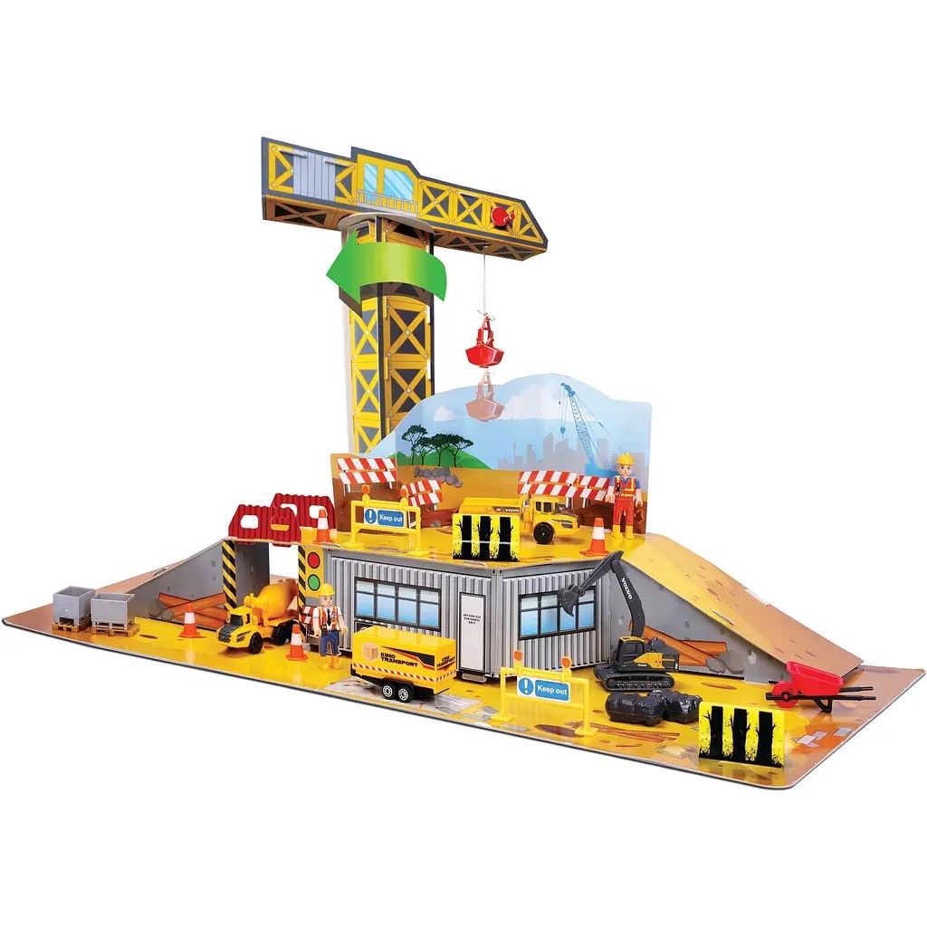 Set construcții Mini Work Machines cu 4 vehicule incluse, Maisto [ps:5af2e8b7-bb34-4922-b773-df019c4b5cf1]