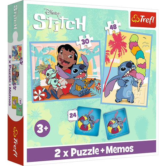 PUZZLE TREFL 2IN1 MEMO MOOMIN DISNEY STITCH LILO - Imagine 1 [ps:6e0526af-6242-4a85-abd4-d3758dac9395]