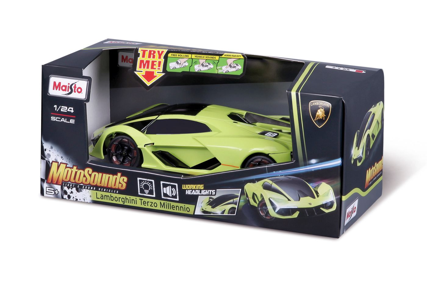 MAISTO MASINUTA CU SUNETE SI LUMINI LAMBORGHINI TERZO - Imagine 1 [ps:064ae309-4741-4aa9-ae7b-182544b77952]
