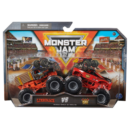 MONSTER JAM SET 2 MASINUTE METALICE LUMBERJACK SI AXE - Imagine 1 [ps:b59abae9-67a3-4be5-82b7-5c4294838887]