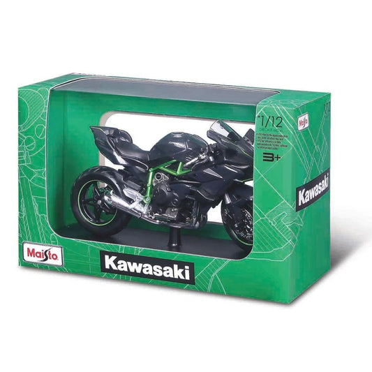 MAISTO MOTOCICLETA METALICA CU STAND KAWASAKI NINJA H2 R - Imagine 1 [ps:298bd093-0f06-484e-b777-2f355459d387]