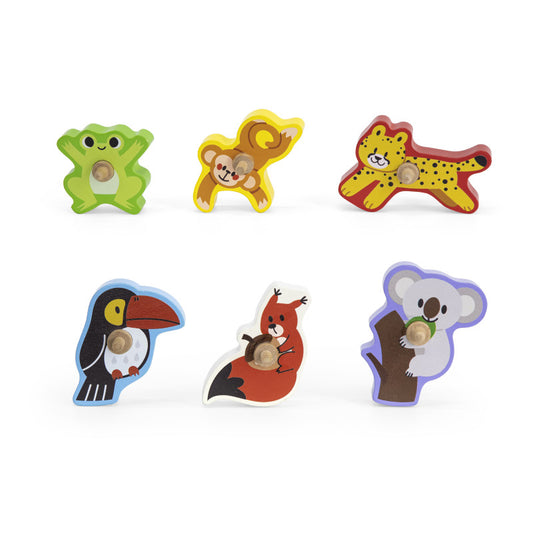 Pod zig zag cu animale - Jungle, Viga [ps:6ff656ba-1924-4b3e-92d4-c42d0b6cf7e0]