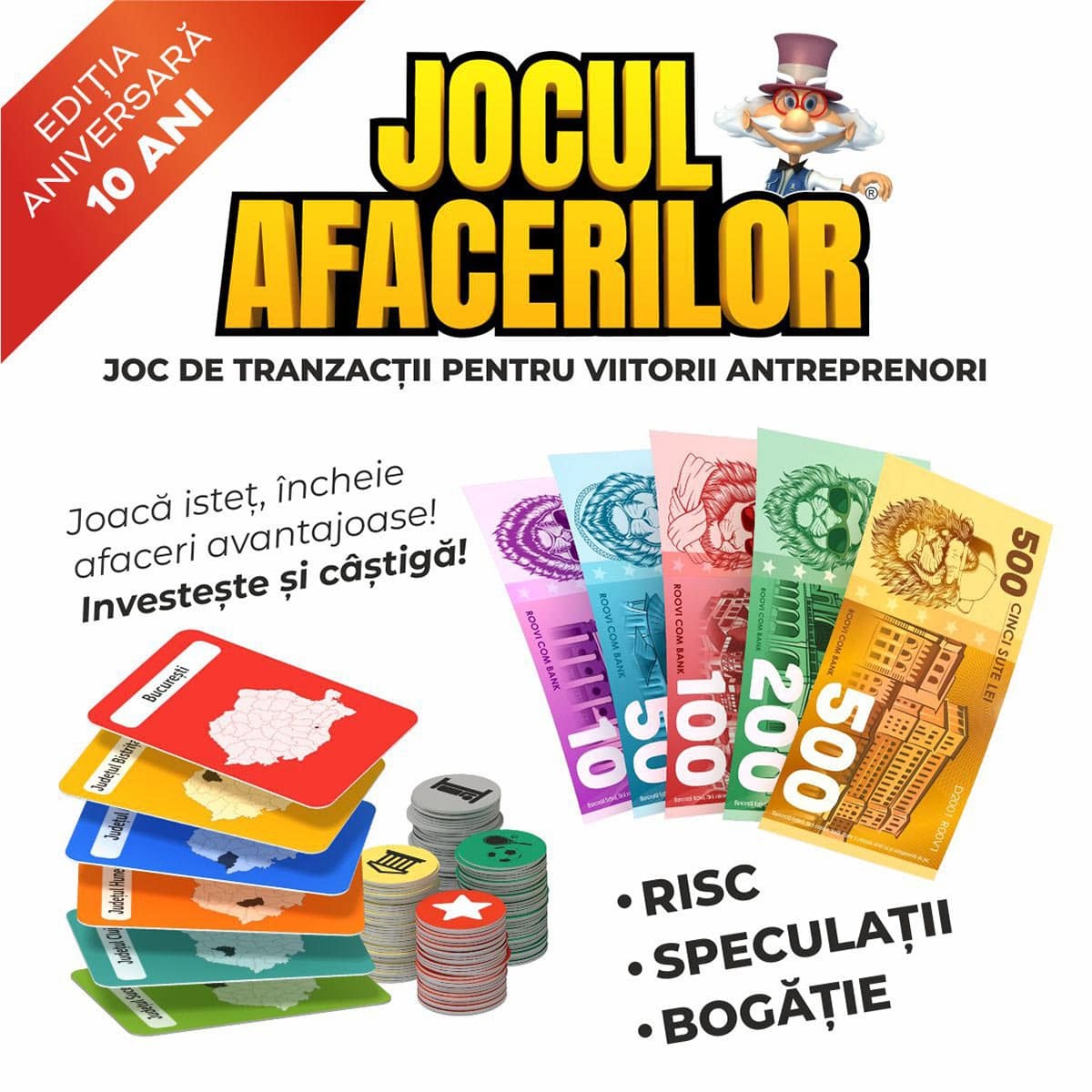 D-TOYS Jocul Afacerilor - Joc de Societate pentru Copii - Default Title (1) [ps:1feefe03-a7de-4963-a551-7492d56f7c53]