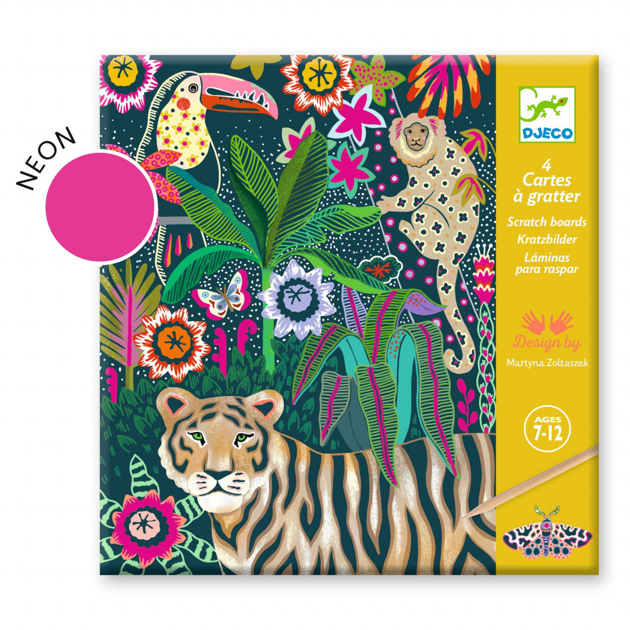 Joc creativ de razuit Rococo, Djeco - Imagine 1 [ps:831b829d-a75d-4271-8ac8-e3ccb15d0088]