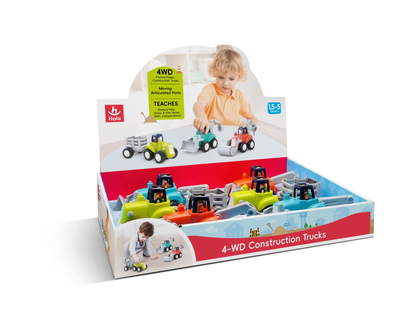 MASINUTA DE CONSTRUCTII CU FRICTIUNE Jucarii Bebe - Imagine 1 [ps:07b6373b-a23d-4fdf-affe-2255d6be7070]