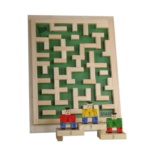 Set construit Labirint, 86 piese din lemn, Walachia - Imagine 1 [ps:9f4bd9f5-a26d-442a-9f37-b8219b74c8ef]