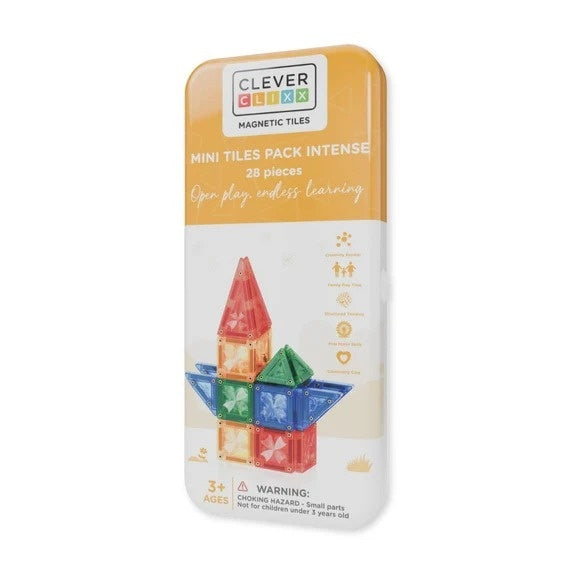 Set de construit cu mini placi magnetice, Cleverclixx - Imagine 1 [ps:401dea34-7deb-44df-a901-a8fafbc85748]