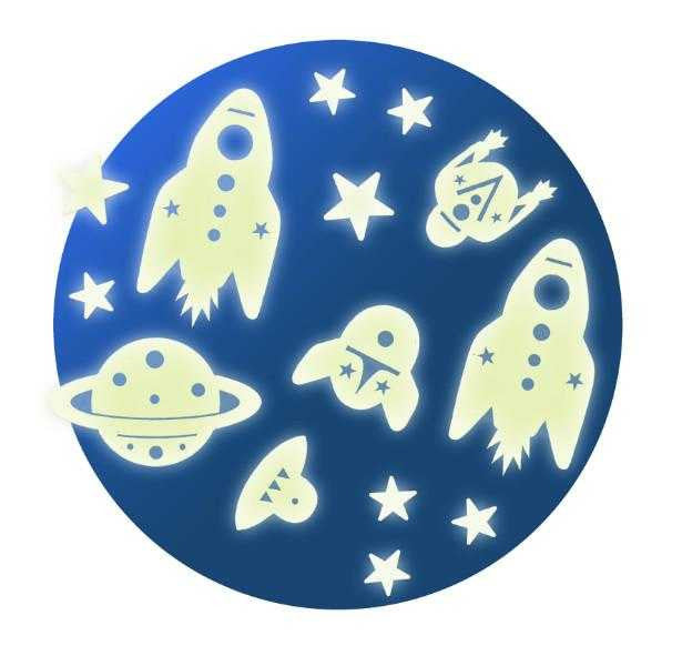 Decor fluorescent Cosmos, Djeco - Imagine 1 [ps:05fbd0a7-d25a-4cfb-8bdd-bee3ffe941fc]