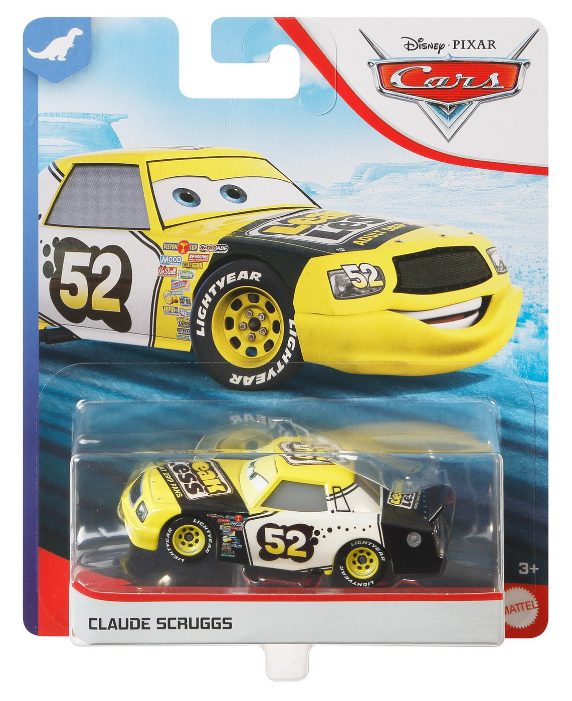 MASINUTA METALICA CARS3 PERSONAJUL CLAUDE SCRUGGS Mattel - Imagine 1