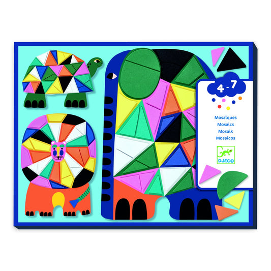 Set creativ mozaic Animale, Djeco - Imagine 1 [ps:c1c82bdc-5564-45eb-8dff-d70226f5657b]