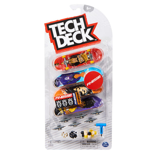 TECH DECK PACHET 4 PIESE FINGERBOARD FINESSE 9.6CM Spin - Imagine 1 [ps:cf433d87-b170-4e5c-a76d-9575eca57e73]