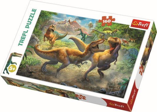 PUZZLE TREFL 160 TYRANNOSAURI IN LUPTA - Imagine 1 [ps:e03ceacc-cd5b-412f-803b-b601524df9ec]