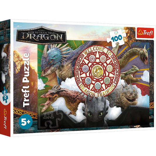 PUZZLE TREFL 100 CUM SA ITI DRESEZI DRAGONUL DRAGONI IN - Imagine 1 [ps:cbc97e80-886f-4280-96d3-ccdf60fc6564]