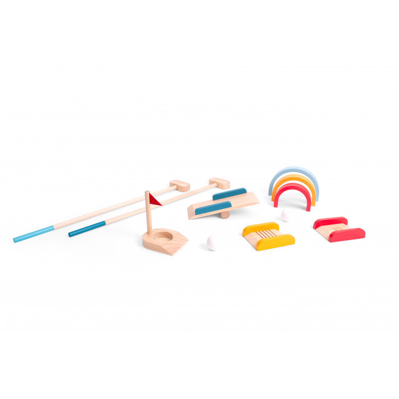 Set de golf din lemn, BS Toys - Imagine 1 [ps:20271a94-35f3-4dbb-b970-9ef815583047]