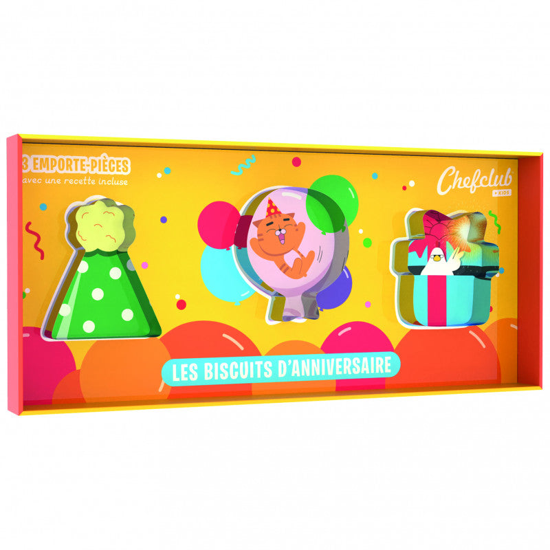 Set de forme pentru Biscuiti de Aniversare, Chefclub kids - Imagine 1