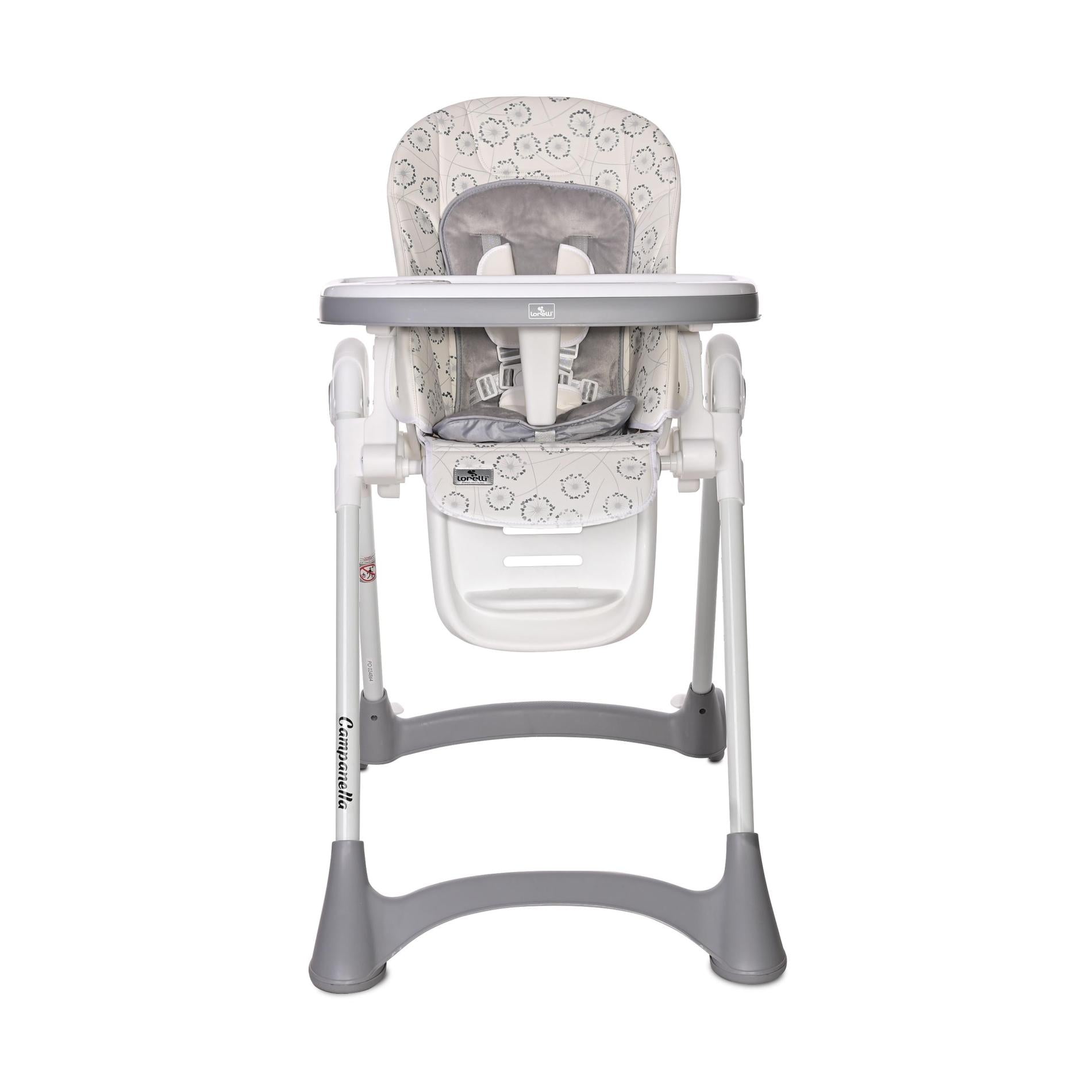 Scaun de Masă Lorelli Campanella, 6-36 luni, Grey Candy - alb pufos (1) [ps:d9224de1-7751-496d-bc4b-05d9af7f6810]
