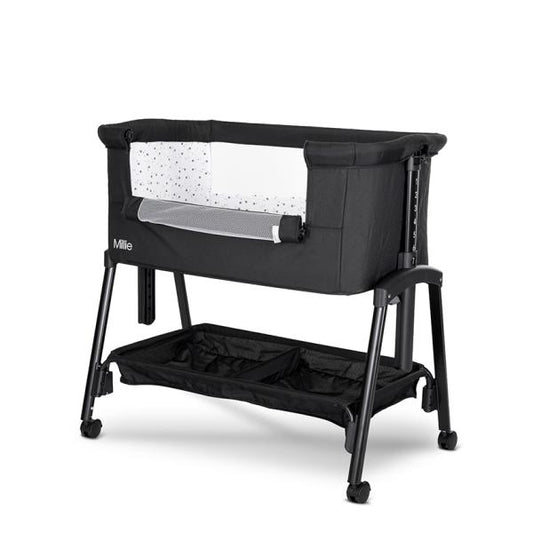 Pătuț Pliabil Co-Sleeper Lorelli Millie, Beige, 0 luni+ - Black (1) [ps:4d4540cb-487f-4766-aad6-baab98bf776c]