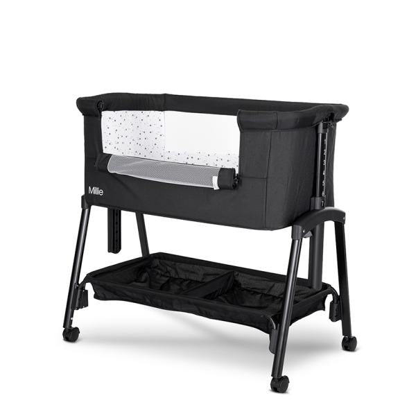 Pătuț Pliabil Co-Sleeper Lorelli Millie, Beige, 0 luni+ - Black (1) [ps:4d4540cb-487f-4766-aad6-baab98bf776c]