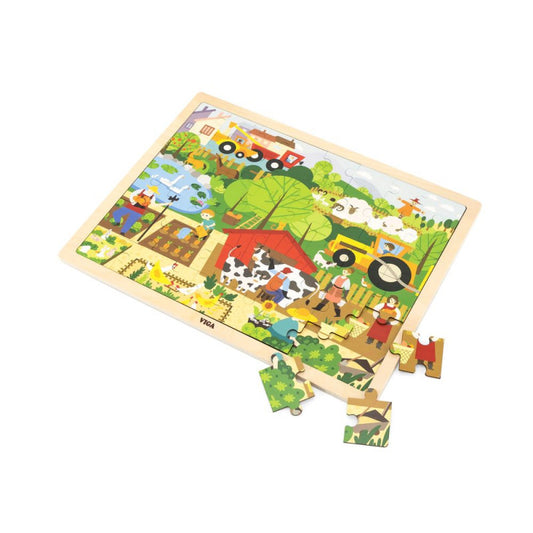 Puzzle Ferma, 48 de piese, Viga - Imagine 1 [ps:f83cca26-bb14-4c7a-978c-d11527124c44]