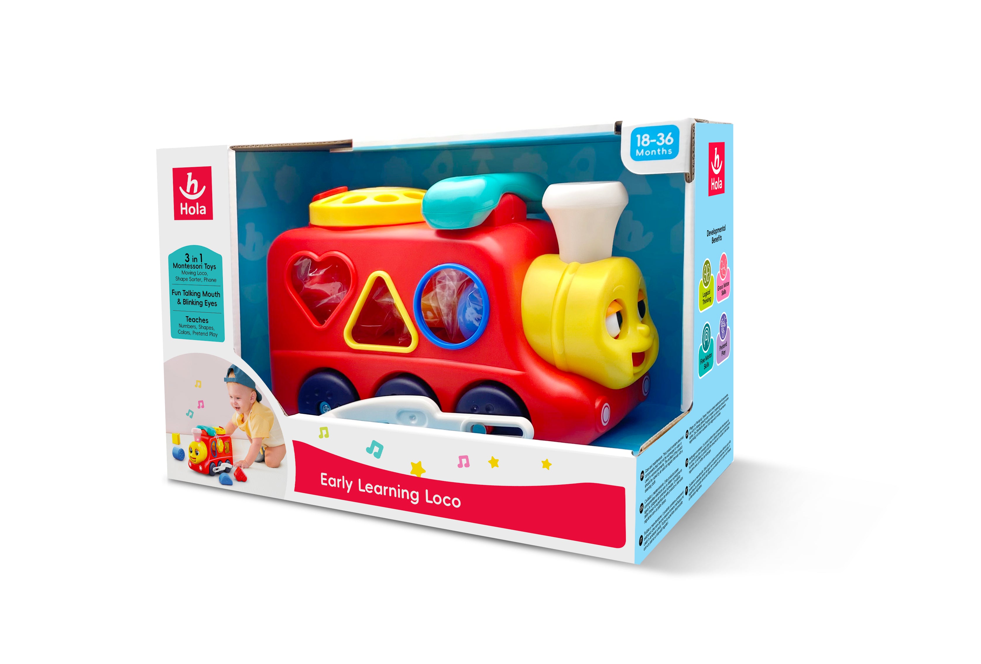 LOCOMOTIVA INTERACTIVA PENTRU INVATARE TIMPURIE Jucarii Bebe - Imagine 1 [ps:6e762500-19fe-4629-bde2-fd239550344a]